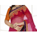 Dashing Multi Colored Embroidered Net Satin Saree Dashing Multi Colored Embroidered Net Satin Saree